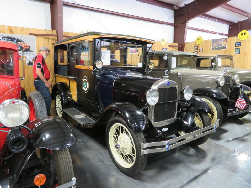Cars in Bill's Backyard Classics, Amarillo. '28 Ford Paddy Wagon